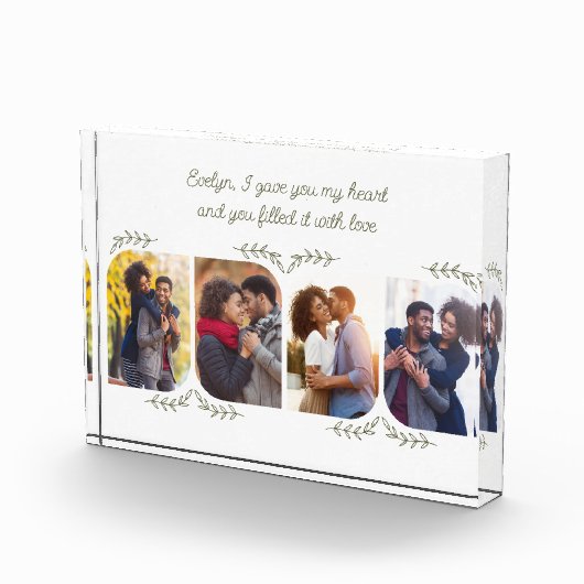 Woorden 4 Verticale foto-positief lef Fotoblokken (Rechts)