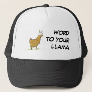 WOORDEN AAN UW LLAMA TRUCKER PET