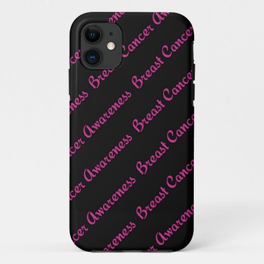 Woorden/behangselpapier.. Borstkanker Case-Mate iPhone Case (Achterkant)