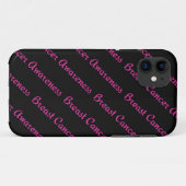 Woorden/behangselpapier.. Borstkanker Case-Mate iPhone Case (Achterkant (horizontaal))