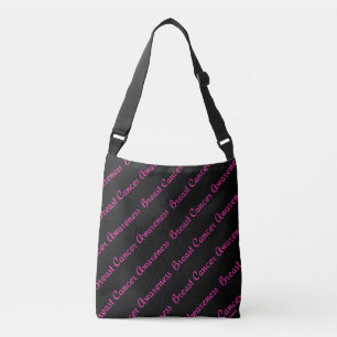 Woorden/behangselpapier.. Borstkanker Crossbody Tas