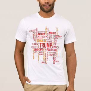 Woorden beschrijven Trump Mannen Bella Canvas T-Sh T-shirt