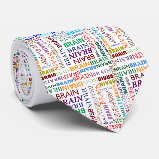 Woorden:  Brain Stropdas (Opgerold)