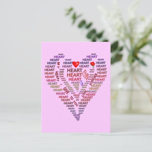 Woorden Briefkaart (Staand voorkant)