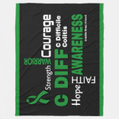 Woorden...C Diff Fleece Deken (Voorkant)