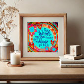 Woorden die u spreekt Inspirerend Quote Inspirivit Poster