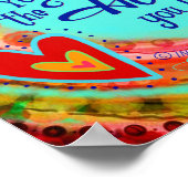 Woorden die u spreekt Inspirerend Quote Inspirivit Poster (Hoek)