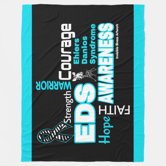 Woorden...EDS Fleece Deken (Voorkant)