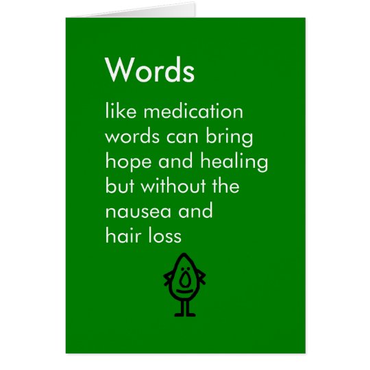 woorden - een grappig gedicht voor iemand in kaart | zazzle.nl