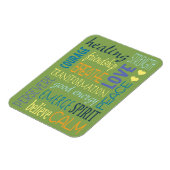 Woorden en aanmoediging genezen magneet (Linkerzijde)