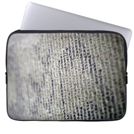 Woorden en letters laptop sleeve