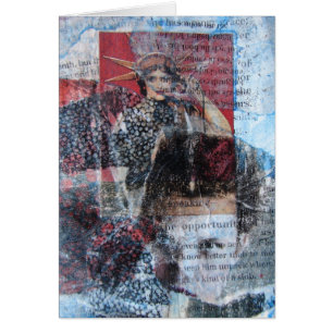 Woorden en vrouwen Abstracte collage, alle gelegen