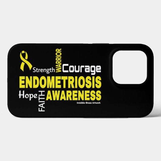 Woorden ...Endometriose Case-Mate iPhone Case (Achterkant (horizontaal))