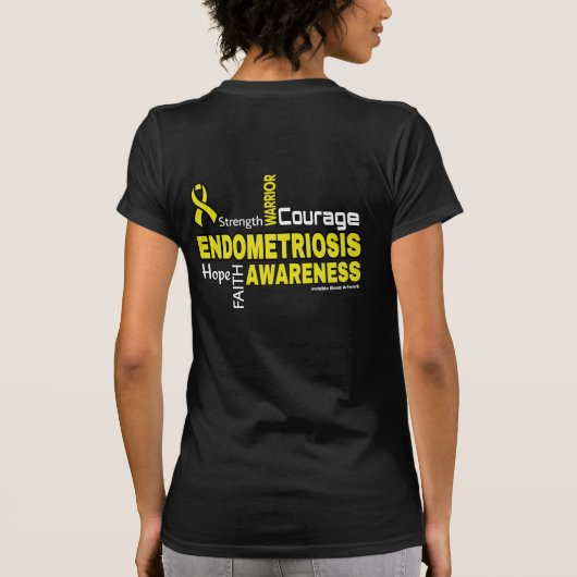 Woorden ...Endometriosis T-Shirt (Achterkant)