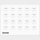 Woorden genezen ronde sticker (Vel)