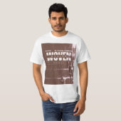 Woorden geweven, geopenbaarde werelden" Mannen T-shirt (Voorkant volledig)