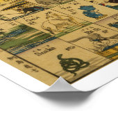 Woorden in het Japans en het Engels: UNTOUCHED ORI Poster (Hoek)