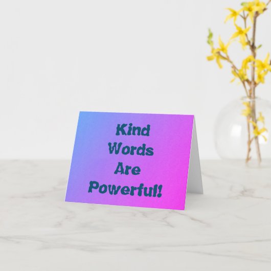 Woorden Kaart (Gele Bloem)