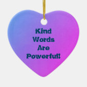 Woorden Keramisch Ornament (Voorkant)