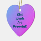 Woorden Keramisch Ornament (Links)