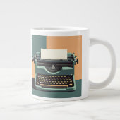 Woorden krijgen vorm grote koffiekop (Rechts)