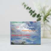 Woorden kunnen niet uitdrukken… briefkaart (Staand voorkant)