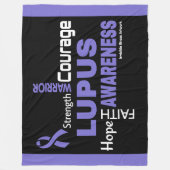 Woorden...Lupus Fleece Deken (Voorkant)