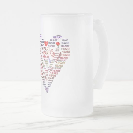 Woorden Matglas Bierpul (Voorkant rechts)