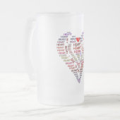 Woorden Matglas Bierpul (Voorkant links)