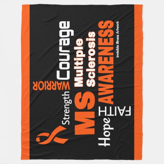 Woorden...MS Fleece Deken (Voorkant)