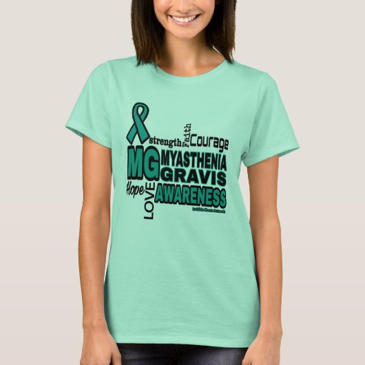 Woorden... Myasthenia Gravis T-shirt (Voorkant)