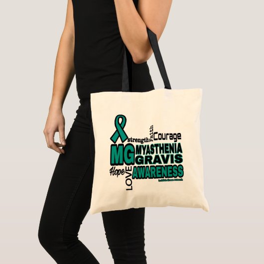 Woorden... Myasthenia Gravis Tote Bag (Voorkant (product))