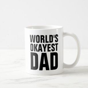 WOORDEN OKAYEST DAD COFFEE MUGS KOFFIEMOK