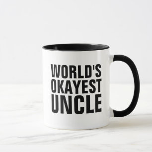 WOORDEN OKAYEST UNCLE COFFEE MUGS MOK