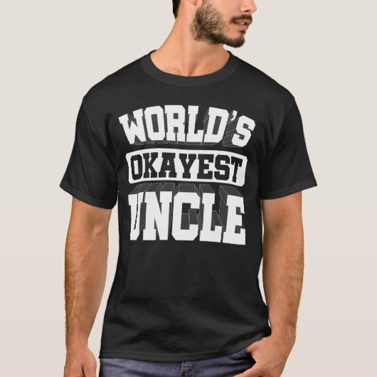 WOORDEN OKAYEST UNCLE TSHIRTS (Voorkant)