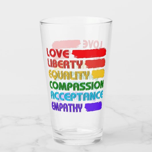 Woorden om door 2 te leven glas (Achterkant)