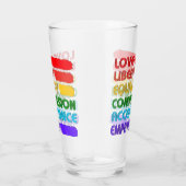 Woorden om door 2 te leven glas (Rechts)