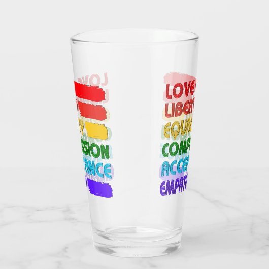 Woorden om door 2 te leven glas (Rechts)