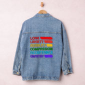 Woorden om door te leven denim jacket (Hangar)