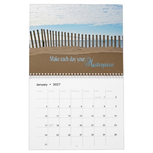 Woorden om door te leven kalender (Jan 2027)