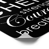 Woorden om door te leven poster (Hoek)