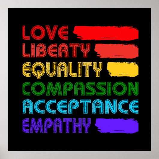 Woorden om door te leven poster (Voorkant)