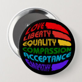 Woorden om door te leven ronde button 4,0 cm