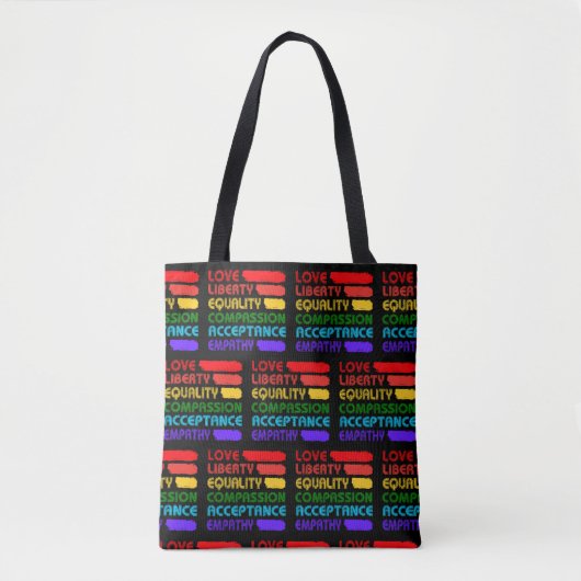 Woorden om door te leven tote bag (Voorkant)