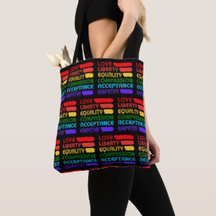 Woorden om door te leven tote bag