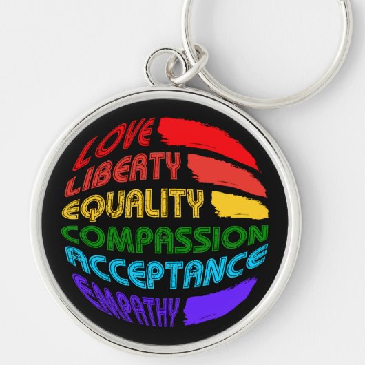 Woorden om rond te leven sleutelhanger (Voorkant)