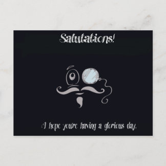 Woorden om te delen briefkaart