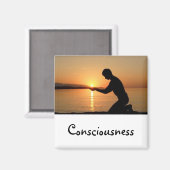 Woorden om te leven door: bewustzijn magneet (Voorkant / Achterkant)