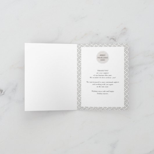 WOORDEN OM TE LEVEN DOOR moderne motivatie mantra  Feestdagen Kaart (Binnen)