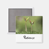 Woorden om te leven door: Patience magnet (Voorkant / Achterkant)